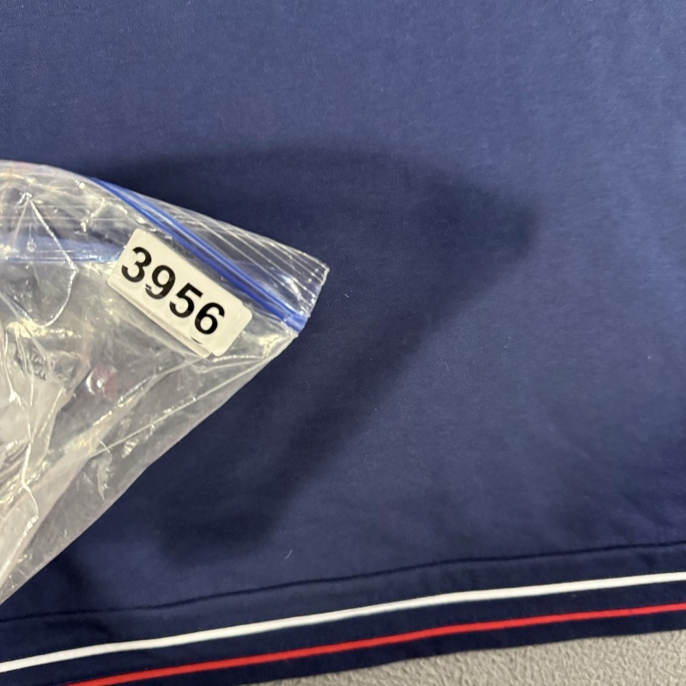 NEW‎ ENGLAND PATRIOTS FANATICS Colorblock Sweatshirt Fleece Hoodie XL Red Blue - Picture 6 of 6